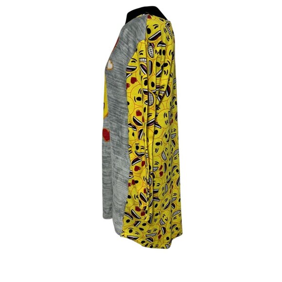 Emoji The Iconic Brand Long Sleeve Emoji Print Dress - Picture 2 of 5